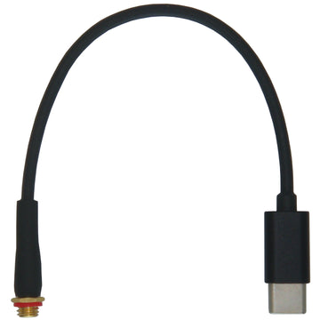 Type-C USB Microphone Adapter for Smartphone Tablet to Convert Lavalier Ear-hook Headworn Instrument Mic