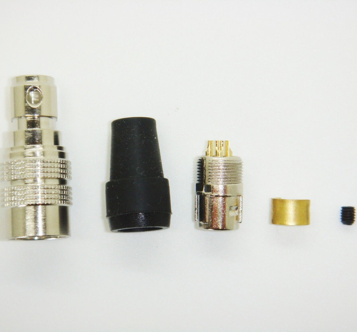 5x HR10A 7P 4S 4 Pin Hirose Locking Female Connector Audio Technica Microphone