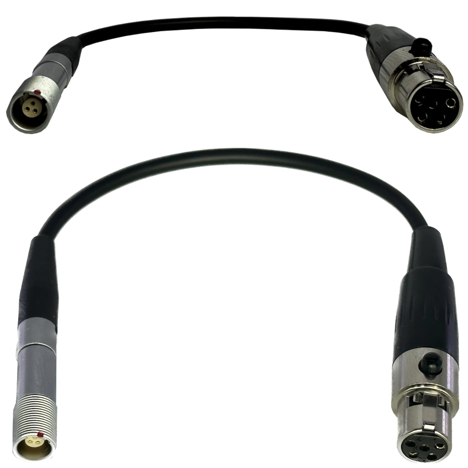 Lemo 3 Pin Adapter Converts Sennheiser or Shure Body Pack Microphone Connector for Different Transmitters