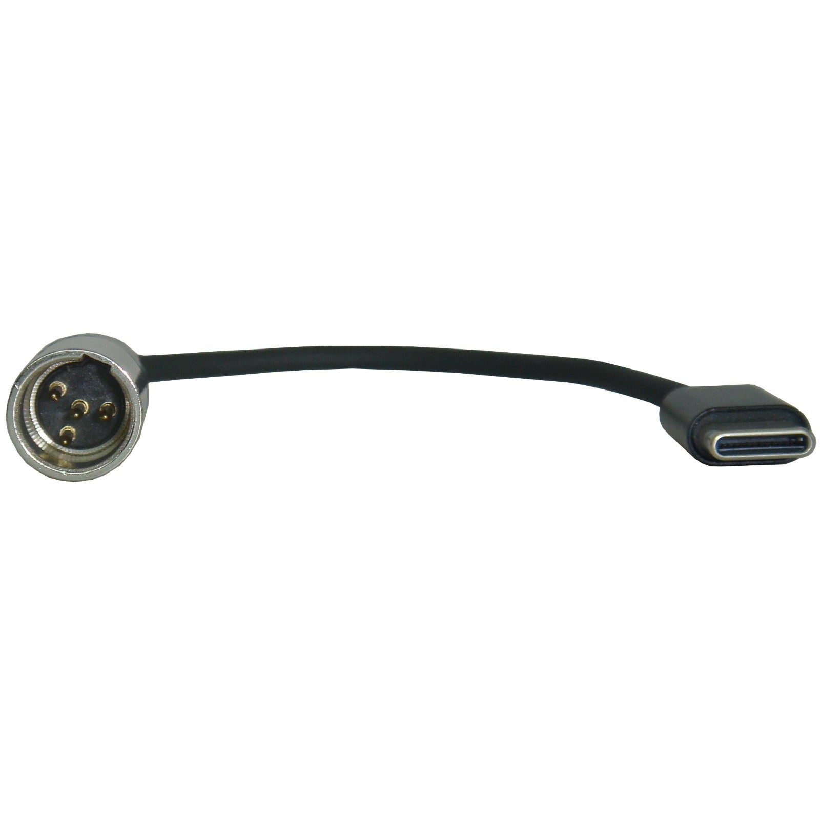 Type-C USB Microphone Adapter for Smartphone Tablet to Convert Lavalier Ear-hook Headworn Instrument Mic