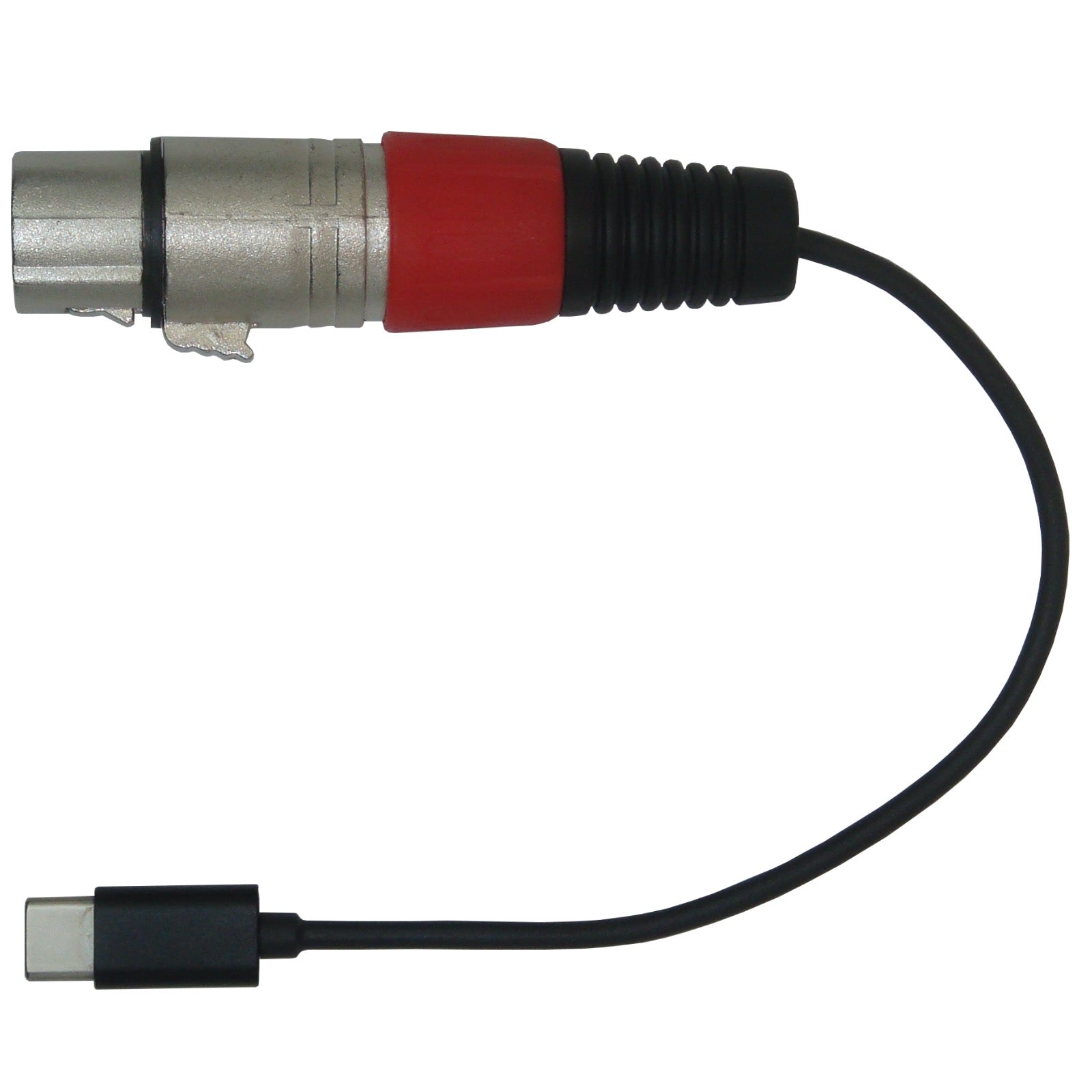Type-C USB Microphone Adapter for Smartphone Tablet to Convert Lavalier Ear-hook Headworn Instrument Mic