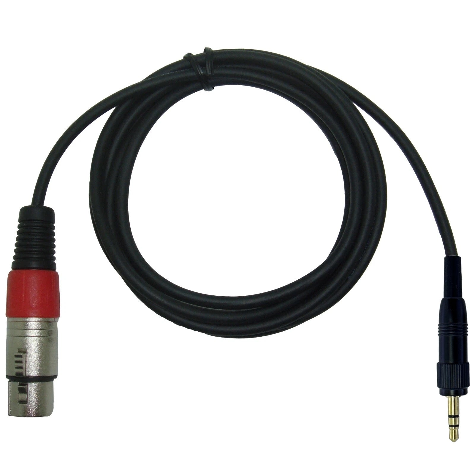 3 Pin XLR to 3.5mm Locking Jack Plug Adapter for Sennheiser Receiver Wireless Microphone