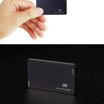 Credit Card Voice Recorder 80 Hours Battery 8GB/32GB Memory High Quality 1536Kbps Sound
