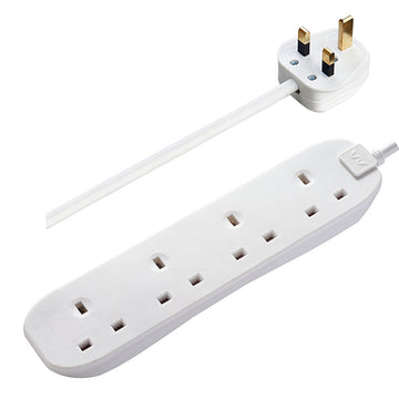 Wireless GSM Audio Monitor Microphone & Sound Recorder in 4 Way Mains Extension Lead