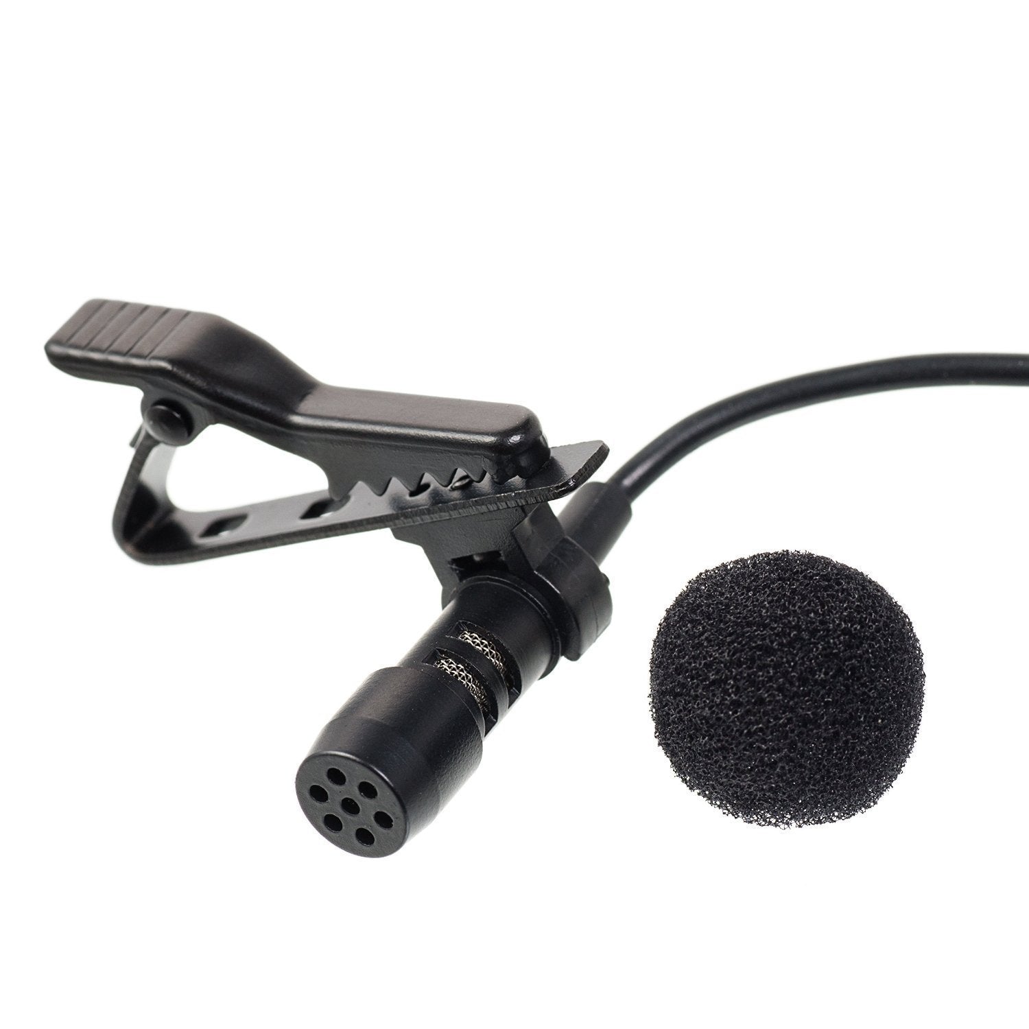 Clip On Lapel Lavalier Microphone for iPhone iPad Lightning Connector 2m, 4m, 6 metre cable length