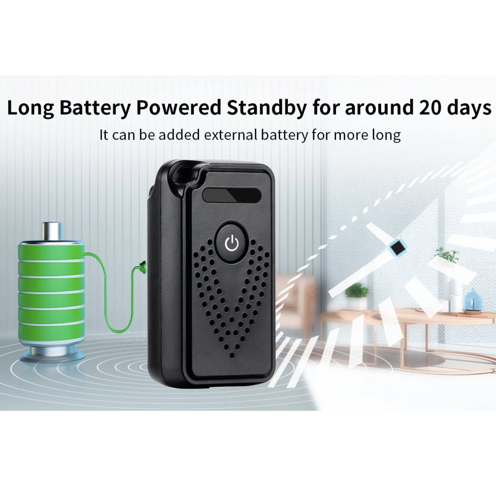 AR01 Wireless Wi-Fi Sound Recorder Listening Device Unlimited Range Live Audio Streaming Voice Activated Push Notification