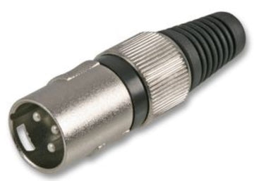 Low Cost Replacement 3 Pin XLR Male Plug Connector For Microphones & Cables on Amplifiers & Mixers