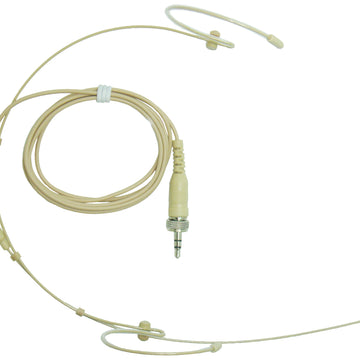 Micronic BPE3 Double Ear Hook Microphone Ultra Light Weight Steel Frame for Body Pack Transmitters