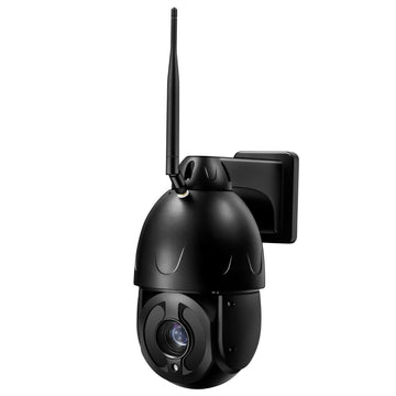 4G Wireless CCTV Dome Camera 40x Optical Zoom Human Tracking PTZ Night Vision 5MP High Definition Solid Metal Housing