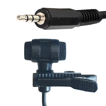 True Stereo Uni-Directional Cardioid Microphone For Zoom Recorders 3.5mm TRS Stereo Jack Plug Mini Electret Condenser