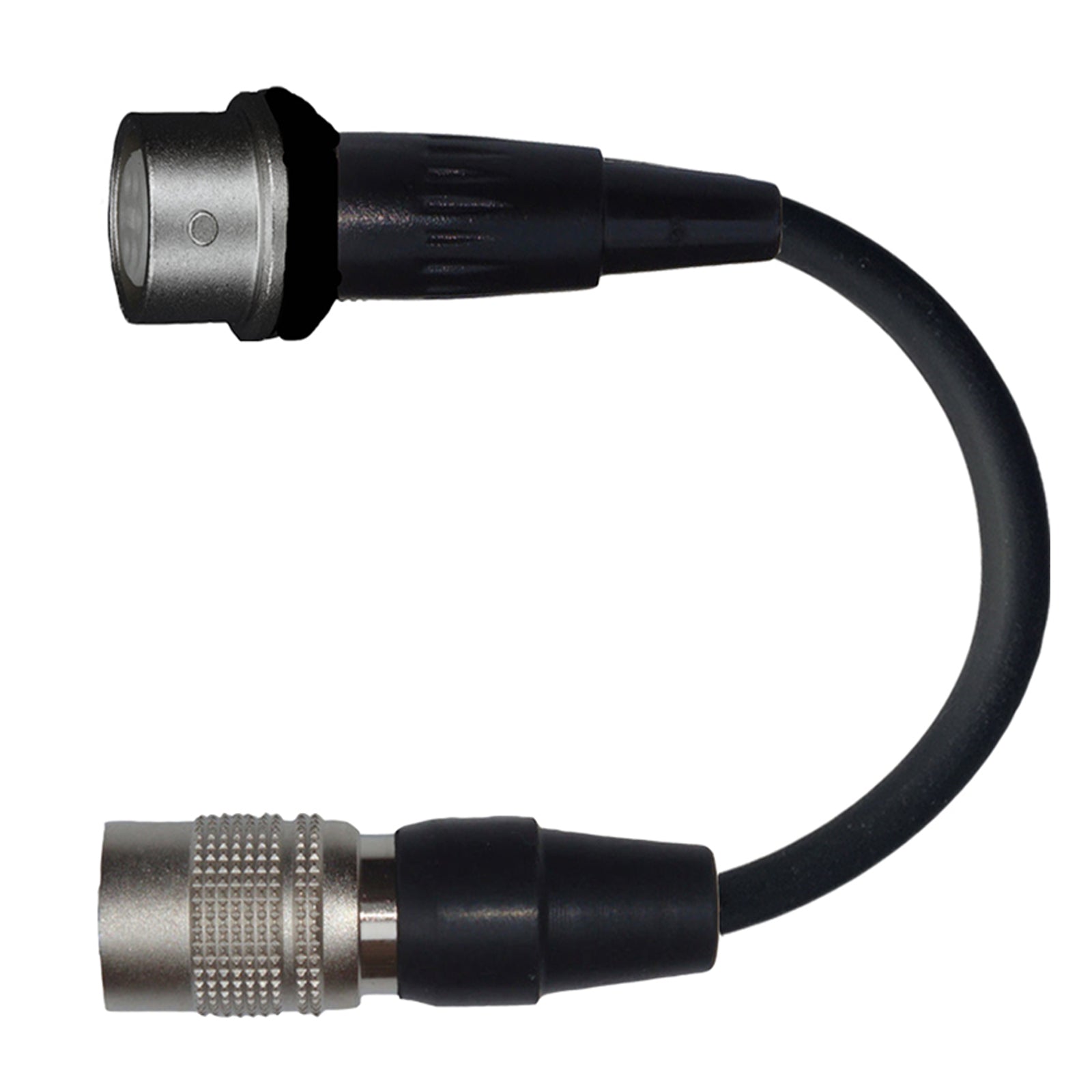 Microphone Adapter for Audio Technica Body Pack Transmitter with 4 Pin Hirose (CW) Push Pull Connector