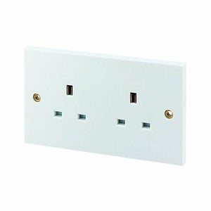 DOUBLE WALL SOCKET - UNSWITCHED