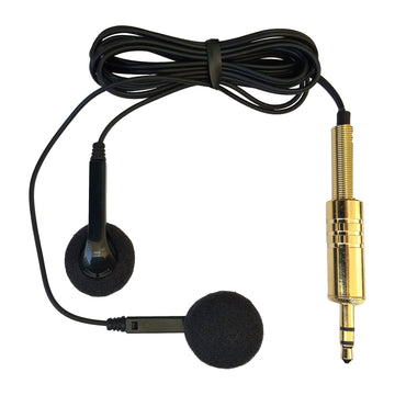 Stereo Binaural Lavaliere Earphone Microphone 3.5mm TRS Jack Plug 3D Audio Sound for virtual reality studio recording