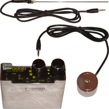 F999B Super Sensitive Listen Through Wall Contact Microphone and Probe Key Hole Mic Amplifier System