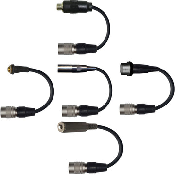 Audio Technica Microphone Adapter 4 Pin Hirose (CW) Push Pull Connector for Unipak Body Pack Transmitters