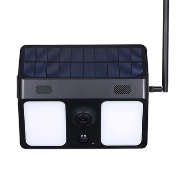 Solar Power Wi-Fi Camera 1080P HD Garden Lamp PIR Motion Detect Instant Alarm Notification