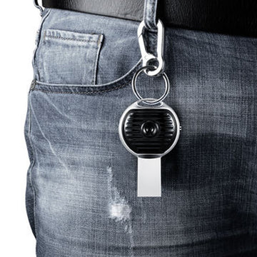 8GB Sound Activated Recorder Mini Key Ring USB High Quality Audio Voice 1536kbps Bit Rate .WAV 20hrs Battery Work Time