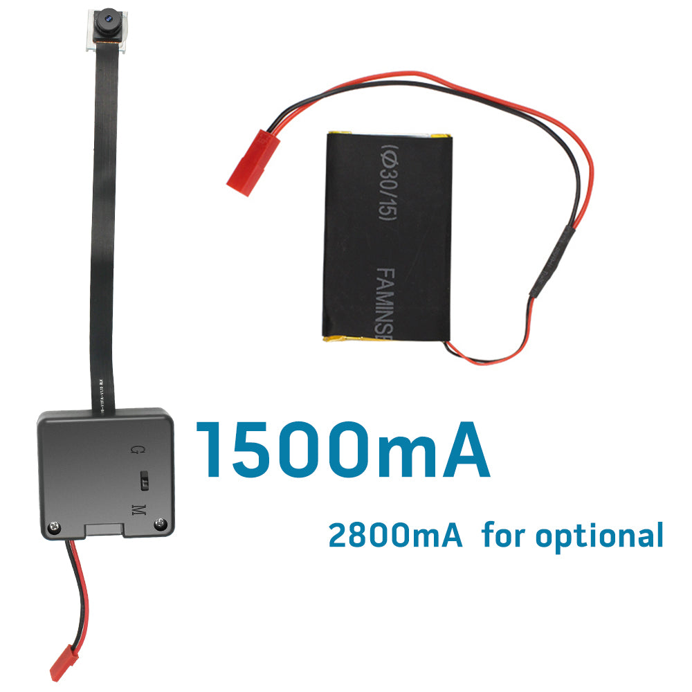 Flex Ribbon Pinhole Camera Module Motion Detection 1080p HD DVR 2MP Battery or Mains