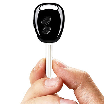 Car Key Digital Voice Recorder Sound Activated 38hrs Battery Work Time 1536kbps Bit Rate .WAV Format