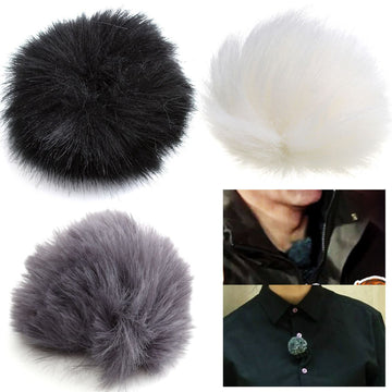Furry Windshield Microphone Cover for 3mm 6mm 9mm Diameter Lavaliere Lapel Mics