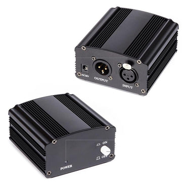 Single Channel Mini 48V Power Supply For Phantom Powered Condenser Microphone