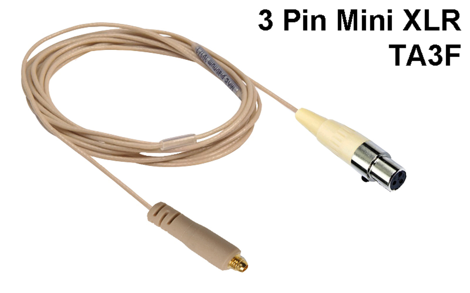 Replacement Detachable Cables for Micronic BPE Ear Hook Microphone to Fit all Body-Pack Transmitters