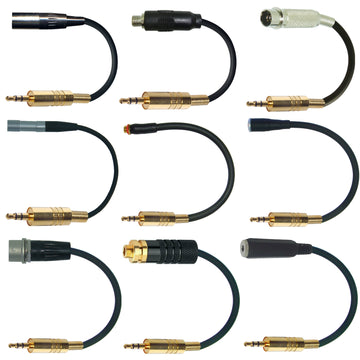 Microphone Adapter for Rode Wireless Go Transmitter to Convert Lavaliere Ear-hook Head Worn Mic