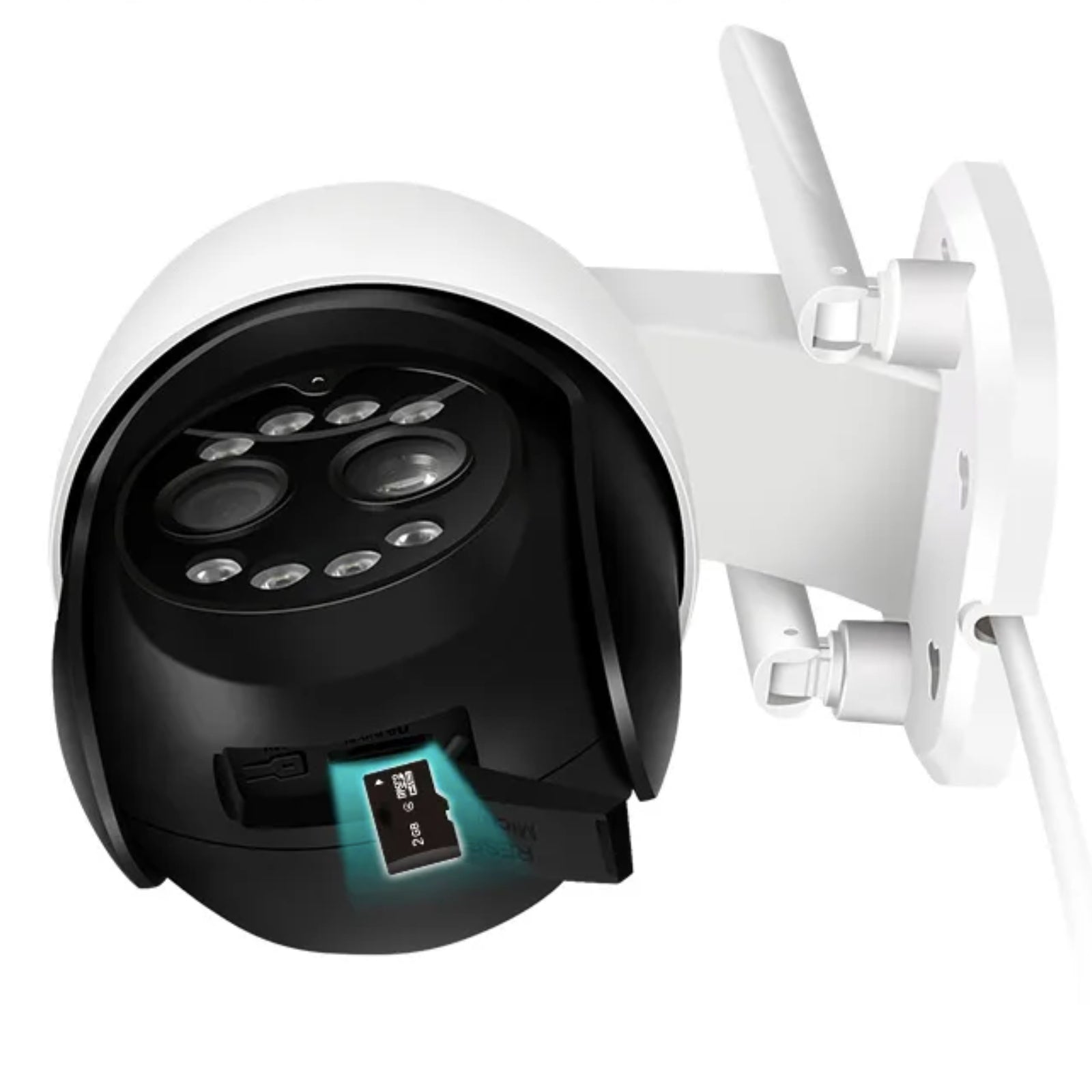 Auto Human Tracking 8MP 4K CCTV Camera Wireless Wi-Fi Night Vision Outdoor PTZ Video Recorder