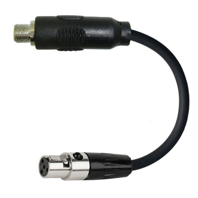 Sennheiser / Shure Microphone Adapter 3.5mm Locking Jack Plug to TA4F 4 Pin Mini XLR Transmitter