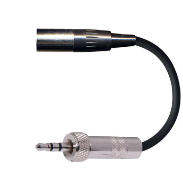 3 Pin Mini XLR TA3F Microphone Adapter to Convert Lavaliere Ear-hook Head Worn Mic Body Pack Transmitter