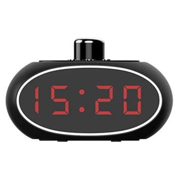 LED Clock Security Camera 330º Horizontal Pan Motion Detection HD Video Recorder