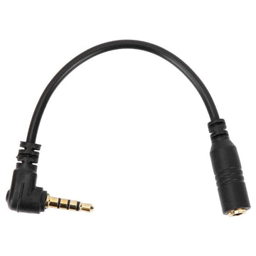 Smartphone or Tablet Microphone Adapter 3.5mm TRS Female Jack Socket to TRRS Male Jack Plug