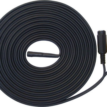 Outdoor Waterproof CCTV Microphone 15 Metre Cable Length RCA Phono Audio Output, 2.1mm DC socket