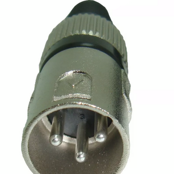 Low Cost Replacement 3 Pin XLR Male Plug Connector For Microphones & Cables on Amplifiers & Mixers