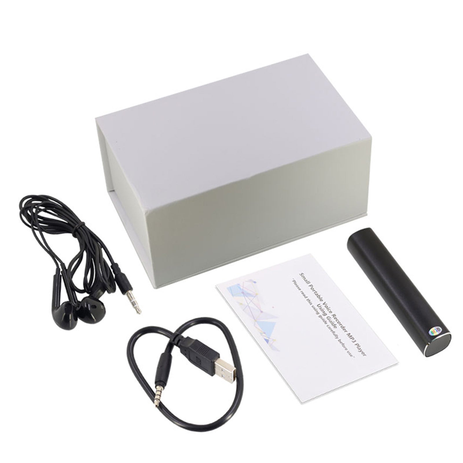 Magnetic Audio Voice Recorder 660 Hours Battery Sound Activated Premium Quality 1536kbps Bit Rate .WAV Format