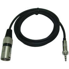 3 Pin XLR to 3.5mm Locking Jack Plug Adapter for Sennheiser / Sony Receiver Wireless Microphone