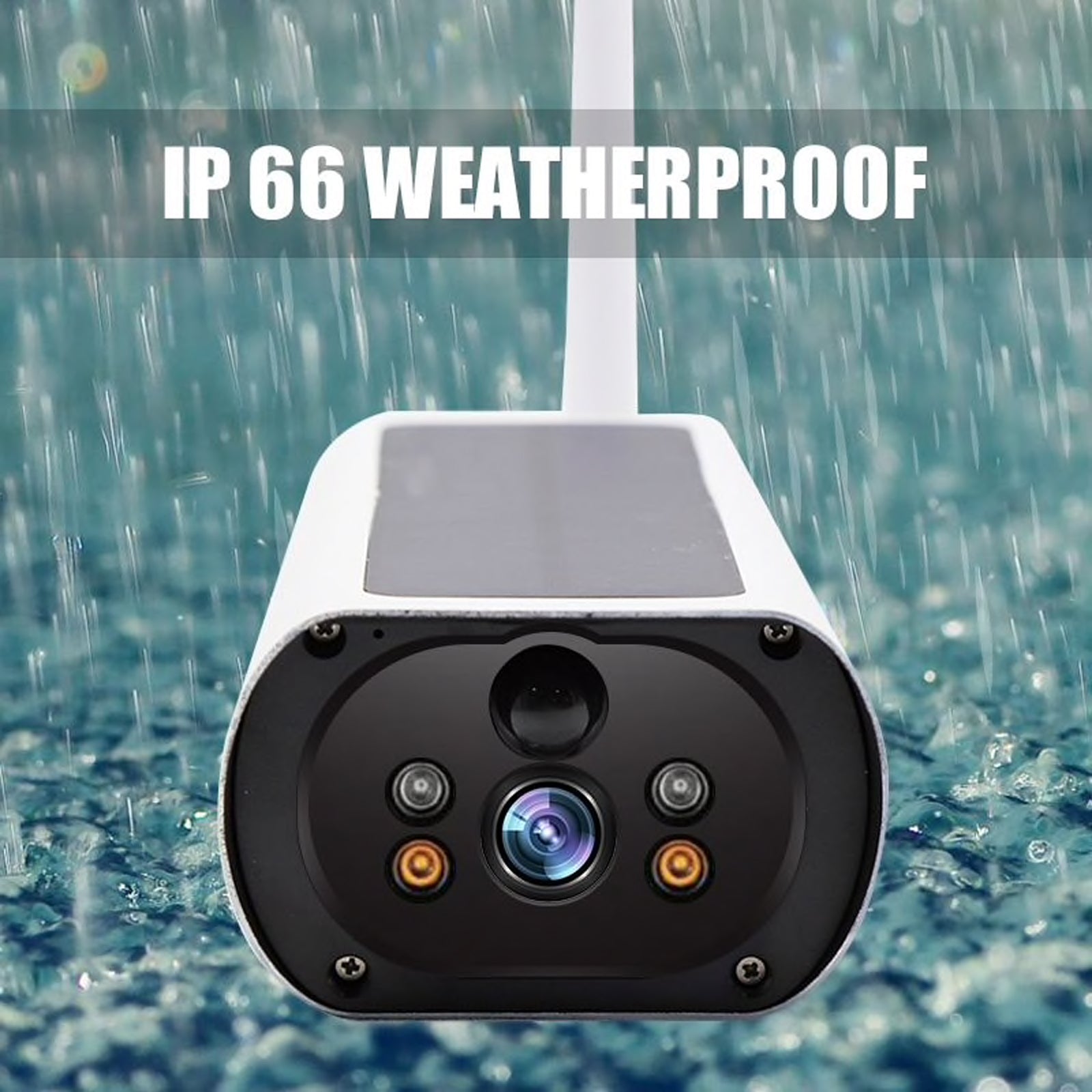 Y9 Wireless 4G Wifi Solar Power Wire Free Video Camera CCTV Security All Year Round