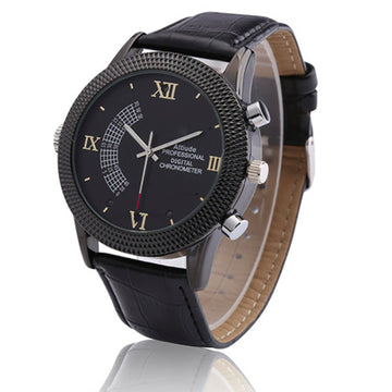 Video Watch Camera Recorder 1080p FHD Audio 12MP Photo Night Vision 32GB Memory