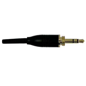 3.5mm Screw Locking Stereo Jack Plug - 7.9mm Male Thread For Microphone & Headset