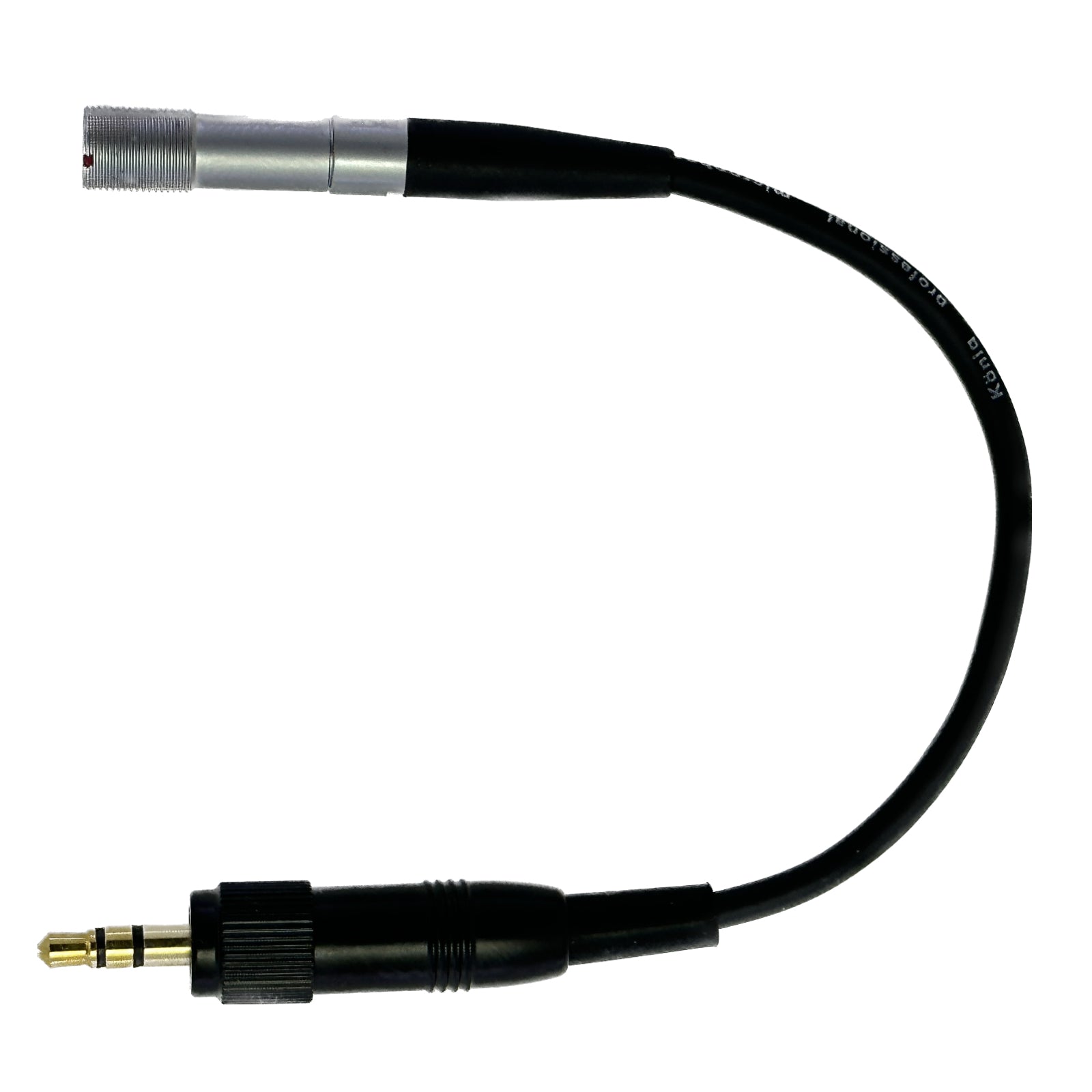 Lemo 3 Pin Microphone Adapter to Convert Shure Lavaliere Ear-Hook Head Mic to Different Body Pack Transmitter Connector