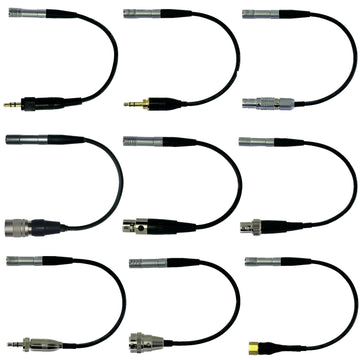 Sennheiser Lemo 3 Pin Microphone Adapter to Convert Lavaliere Ear-hook Head Worn Mic Body Pack Transmitters