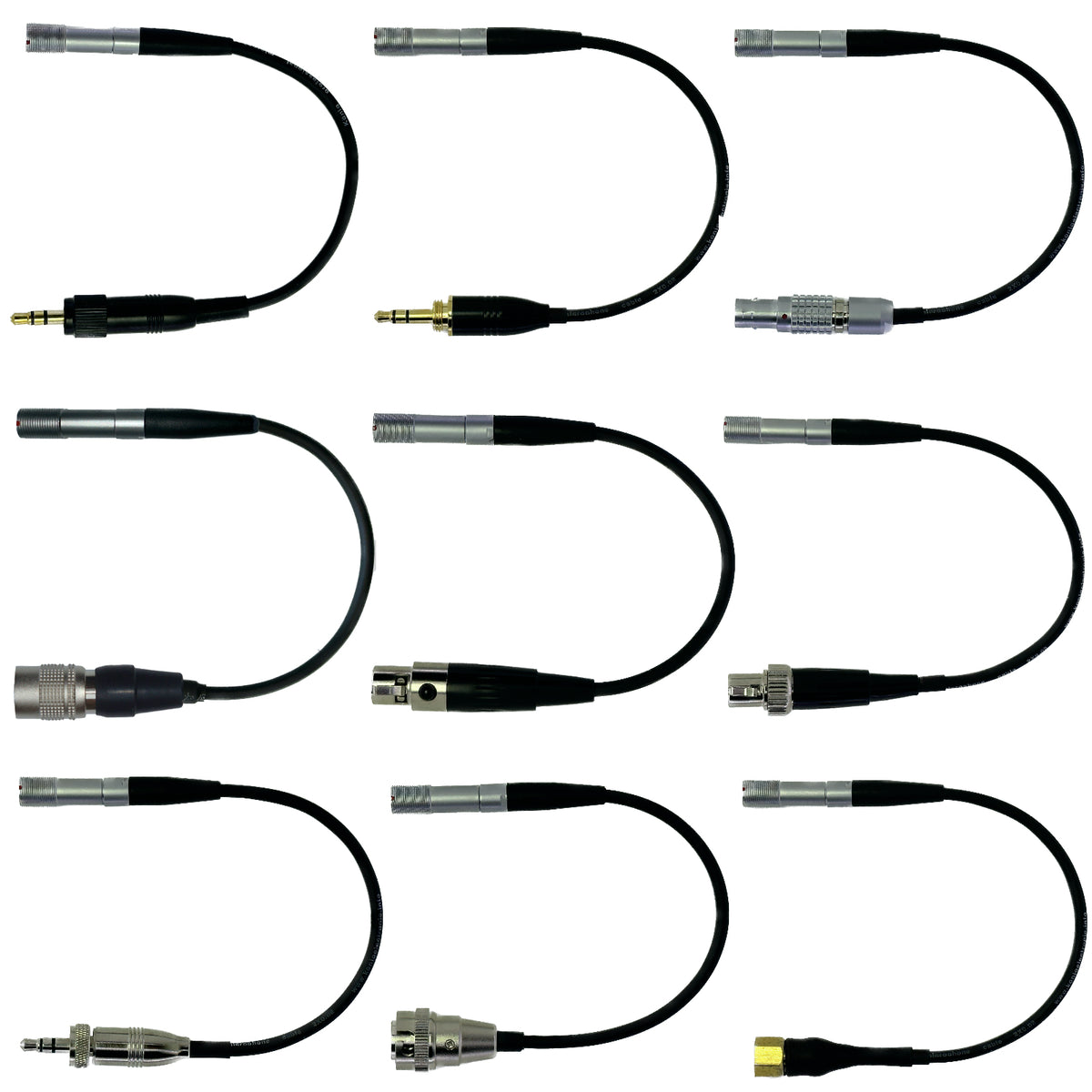 Lemo 3 Pin Microphone Adapter to Convert Lavaliere / Earhook / Head W