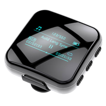 Mini Clip-On Recorder Bluetooth MP3 Player 8GB Digital Voice Noise Reduction 1536kbps Bit Rate