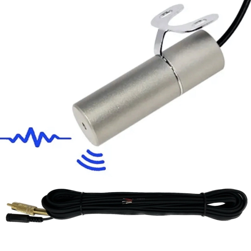 IP66 Rated CCTV Microphone for Wireless IP Camera with 3.5mm Jack Plug Input Solid Metal Housing & Bracket