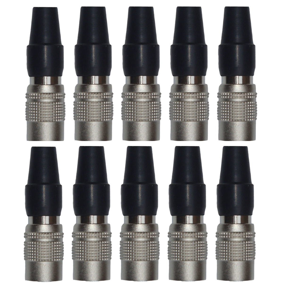 10x HR10A-7P-4S 4 Pin Hirose Locking Female Connector Audio Technica Microphone