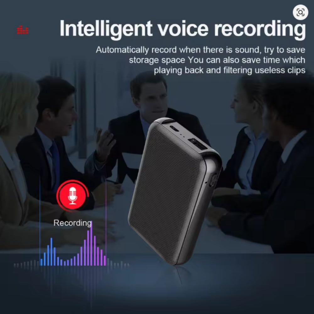 Q75 32GB Voice Recorder 1100 Hour Battery Sound Activated ADPCM High Definition Noise Reduction