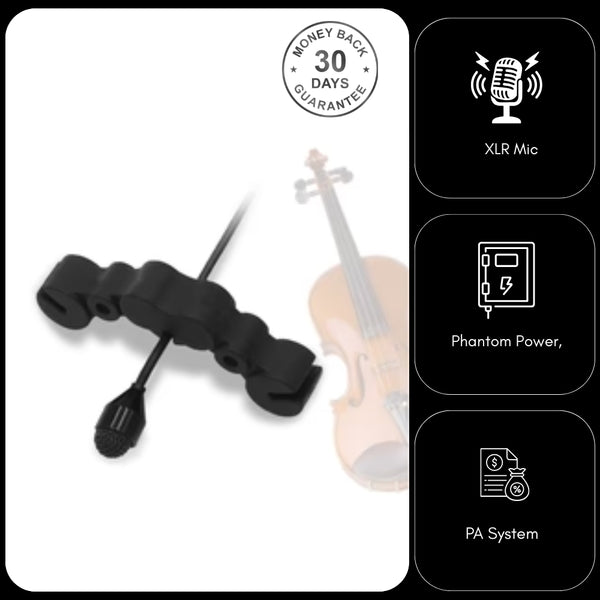 Kimafun CX220 Violin Microphone for use with Wireless Body Pack Transmitter