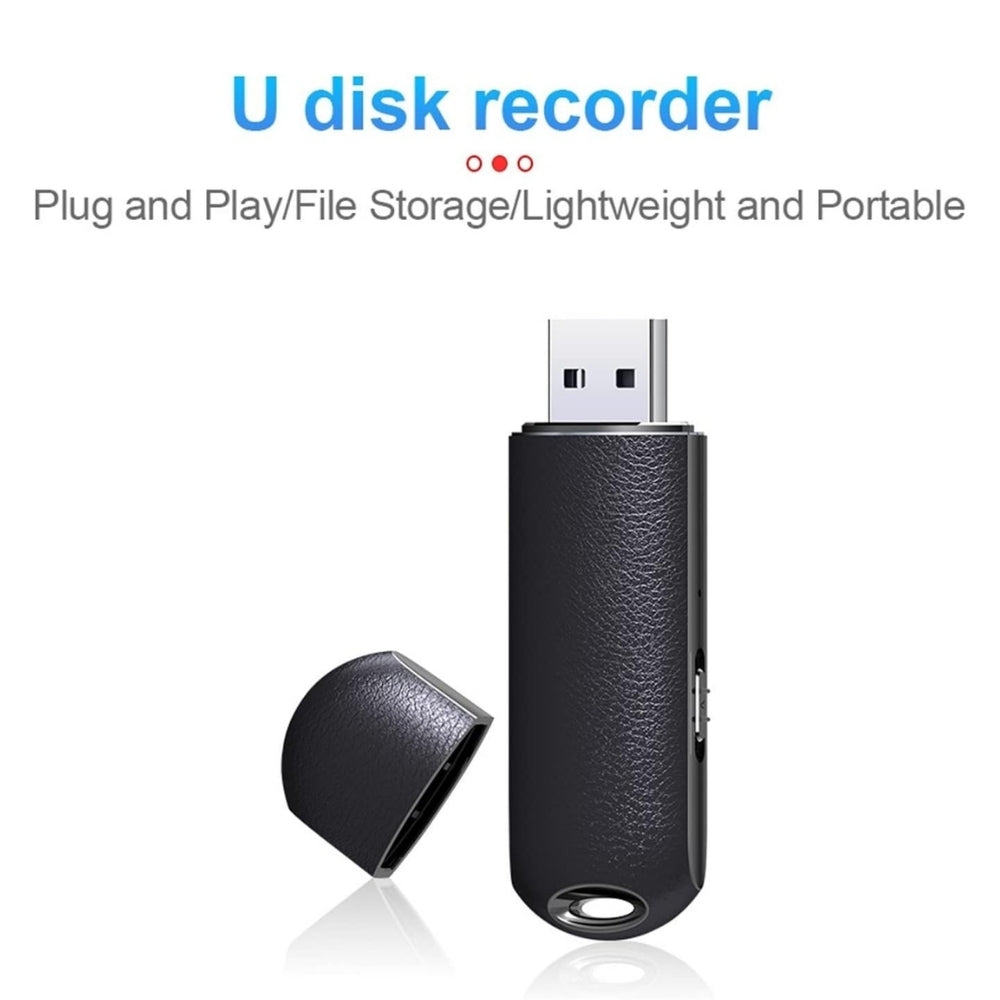Q62V USB Voice Recorder Memory Stick Sound Activated 25 Hour Battery Digital .WAV Audio