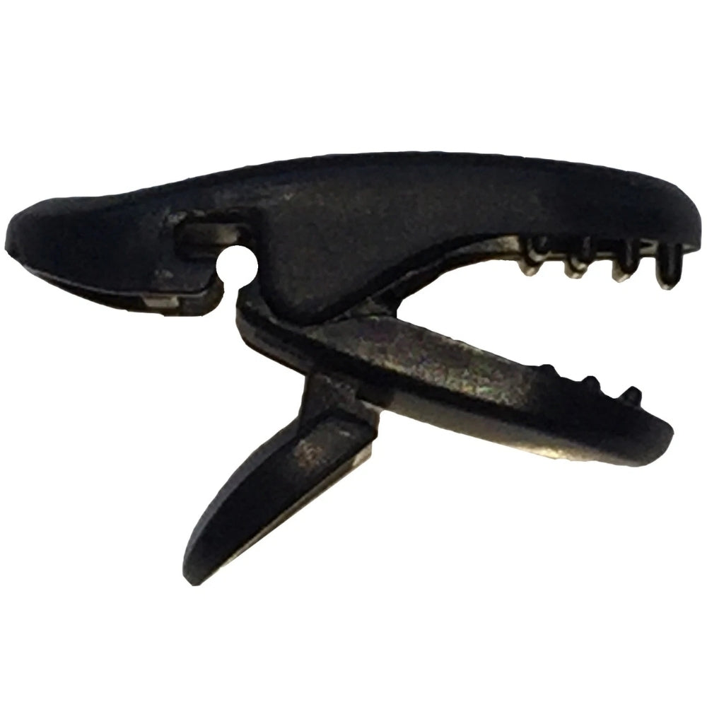 Plastic Microphone Headphone Clip Mount fit 1-2mm Outer Diameter Cable Locking Clamp