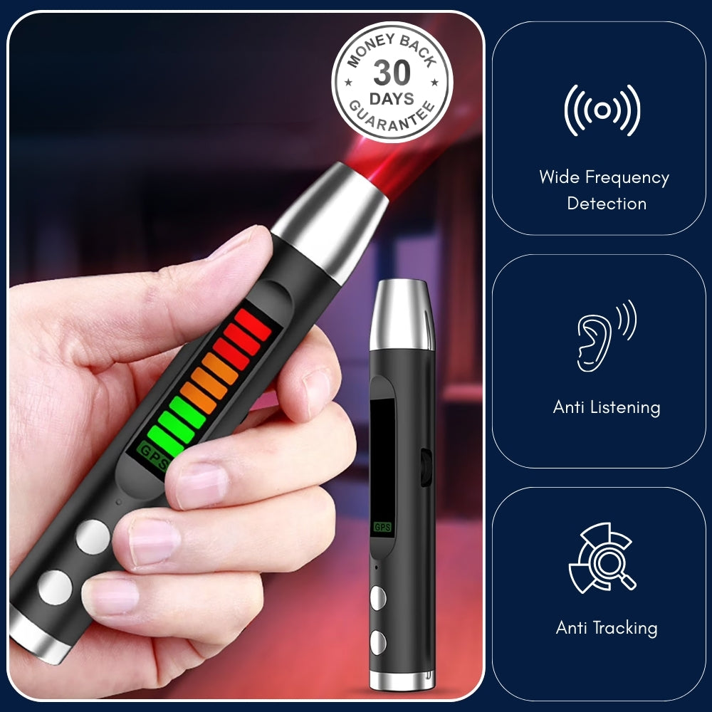 Pocket RF Signal Detector 8000MHZ 8GHZ Anti Spy Wifi Camera GSM Audio Bug Finder GPS
